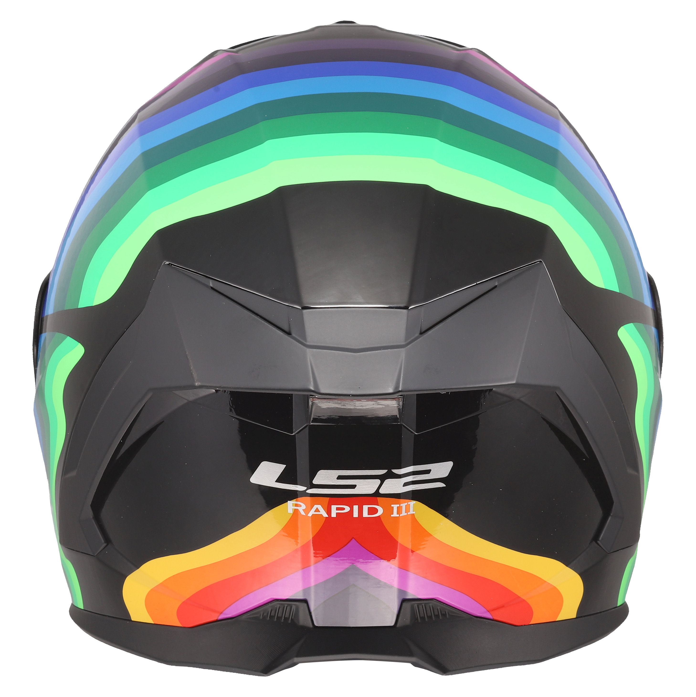 LS2 FF820 RAPID III FLOW BLACK MULTI 168200312 (5)